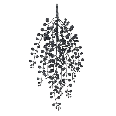 10" Black Glitter Boxwood Pick by Ashland®