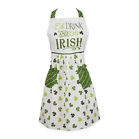 DII® Eat Drink and Be Irish Skirt Apron