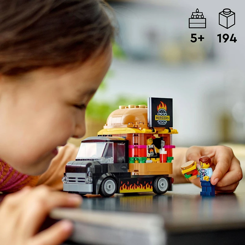 LEGO® City Burger Truck Toy Building Set 60404