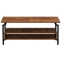 Household Essentials Crown 47" TV Stand with Storage Compartment