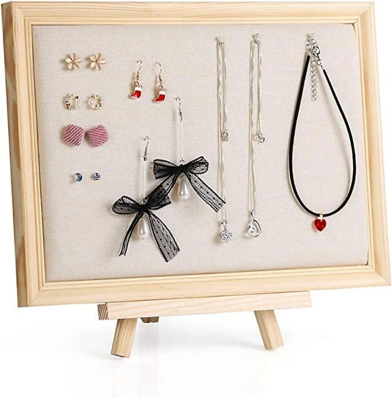 NEX™ Wall-Mounted Jewelry Display Organizer with Stand
