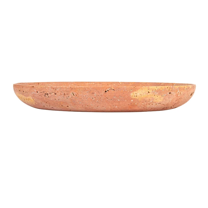 Hello Honey® 12" Red Travertine Elegance Food Tray
