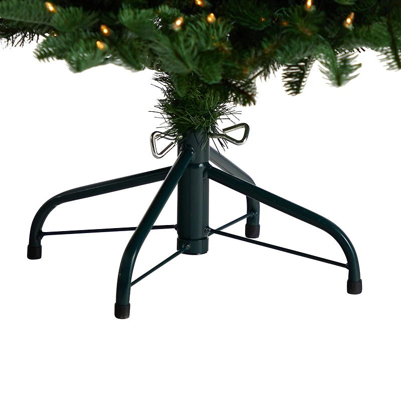 4ft. Pre-Lit South Carolina Fir Artificial Christmas Tree, Clear Lights