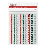 Red, Green & Silver Bling Stickers by Recollections™
