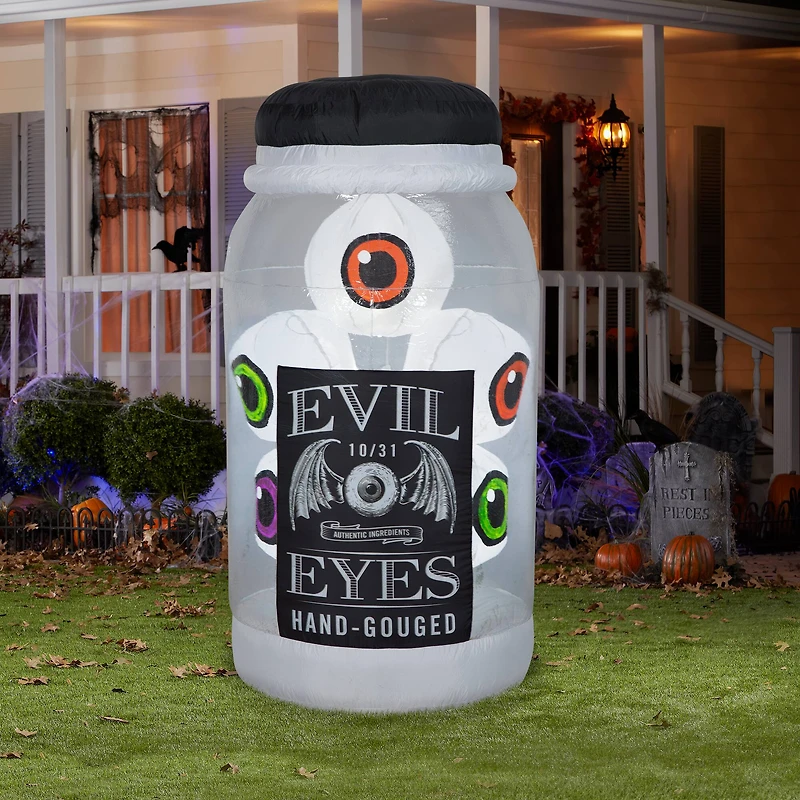 5.5ft. Airblown® Inflatable Flashing Evil Eye Jar