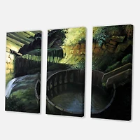 Designart - Old Watermill In Nature Landscape