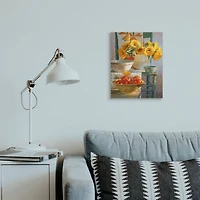 Stupell Industries Autumn Sunflower Harvest Still Life Wall Art