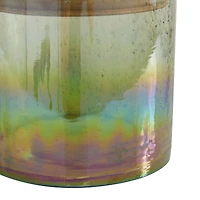 The Novogratz Rainbow Glass Coastal Decorative Jar Set