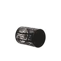 7" Black Winter Forest Metal Hurricane Pillar Candle Holder by Ashland®