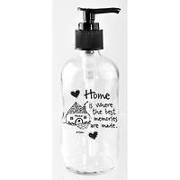 Marci Art 8oz. Home Is Where The Best Soap Dispenser