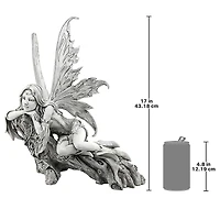 Design Toscano 17" Pause to Ponder Fairy Garden Statue
