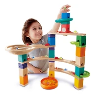 Hape Quadrilla Wooden Marble Run Construction Cliffhanger Set