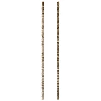 12 Pack: Silver Small Dot Rondelle Metal Beads, 4mm by Bead Landing™