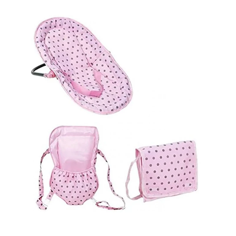 Lissi Baby Doll 6-in-1 Convertible Highchair Play Set