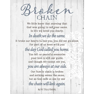 Broken Chain Wall Plaque
