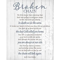 Broken Chain Wall Plaque