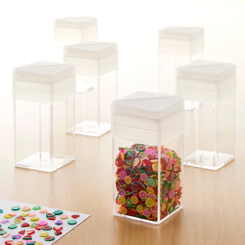 12 Packs: 6 ct. (72 total) Plastic Storage Jars by Recollections™