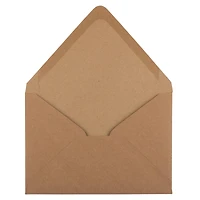 JAM Paper A7 Brown Kraft Paper Bag Invitation Envelopes, 100ct.