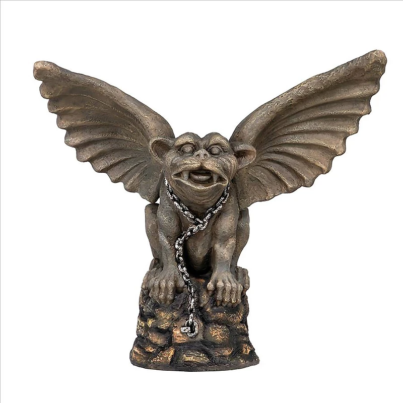 Design Toscano 17" Chained Cathedral Gargoyle Statue