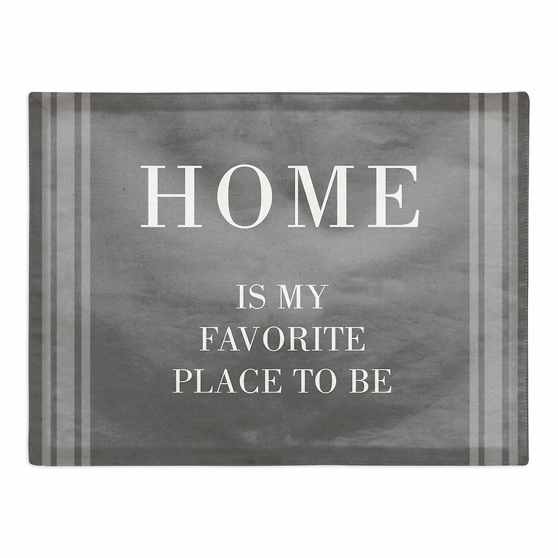Home is My Favorite Place 18" x 14" Cotton Twill Placemat