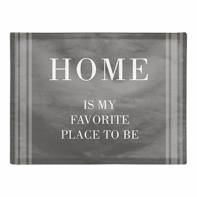 Home is My Favorite Place 18" x 14" Cotton Twill Placemat