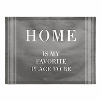 Home is My Favorite Place 18" x 14" Cotton Twill Placemat