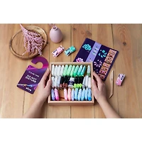 OKTO DIY Wood & Craft Tenderness Succulents Clay Kit