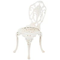 Design Toscano 32.5" Villa Ravello Rose Garden Cast Iron Bistro Chair
