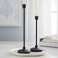 Black Metal Taper Candle Holder by Ashland