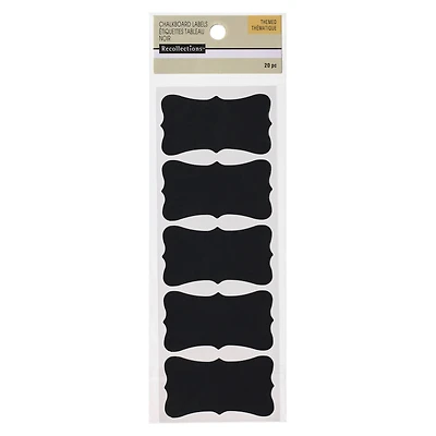 12 Packs: 10 ct. (120 total) Classic Chalkboard Labels by Recollections™