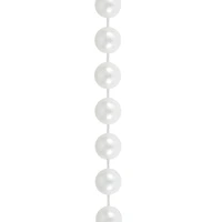 10mm White Round Plastic Pearl Bead Garland, 50ft. by Bead Landing™
