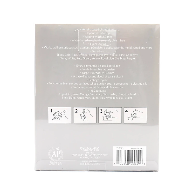 6 Packs: 16 ct. (96 total) Acrylic Paint Marker Set by Artist's Loft™