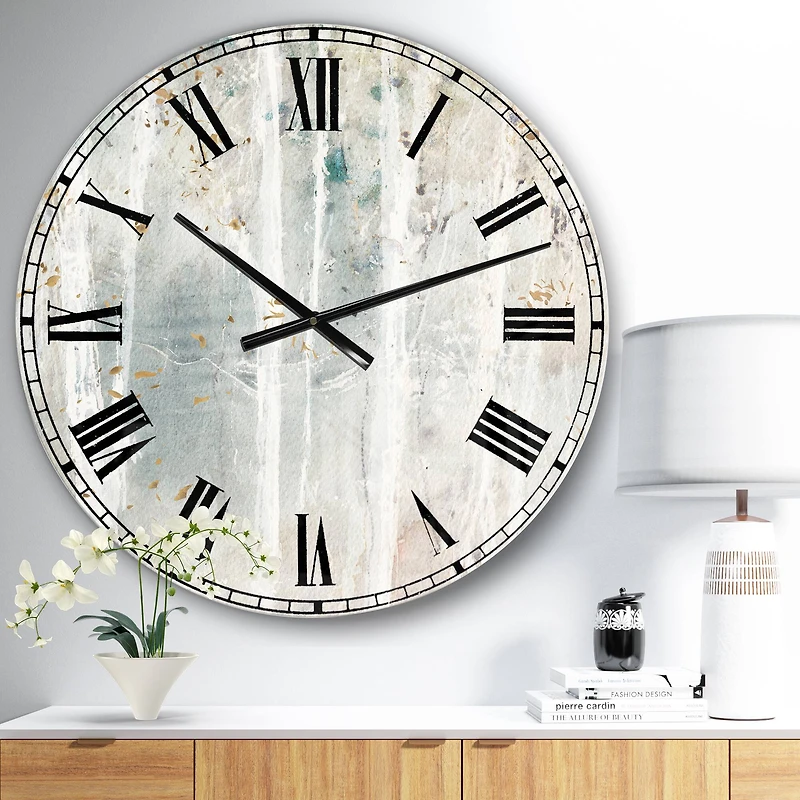 Designart A Woodland Walk Into The Forest VI Traditional Wall Clock