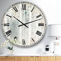 Designart A Woodland Walk Into The Forest VI Traditional Wall Clock