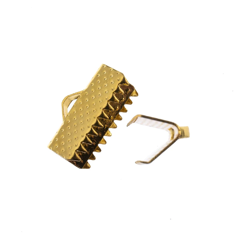 John Bead Must Have Findings 13mm Ribbon Cord Clamps