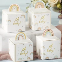 Kate Aspen Boho Rainbow Baby Favor Box Set, 24ct.