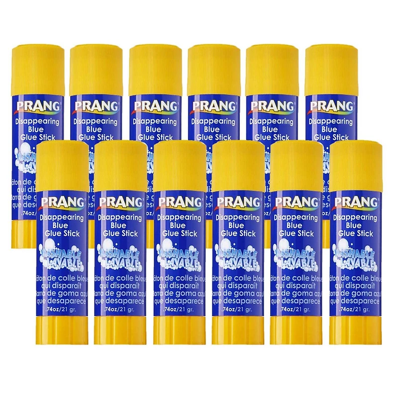 Prang® Medium Blue Glue Sticks, 12ct.