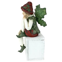 Design Toscano 8.5" Santa's Christmas Elves Shelf Sitter Emmanuel Statue