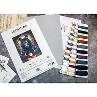 LetiStitch Dream Catcher Wolf Counted Cross Stitch Kit