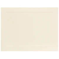 JAM Paper 4.25" x 5.5" Ivory Panel Blank Flat Note Cards