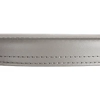 Household Essentials Cream & Blue Floral Nesting Hat Box Set with Faux Leather Lids