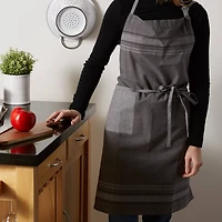 DII® Gray Chambray French Stripe Chef Apron