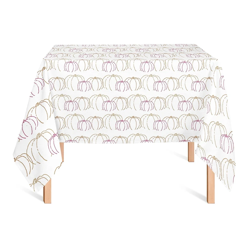 58" Simple Pumpkin Pattern Tablecloth