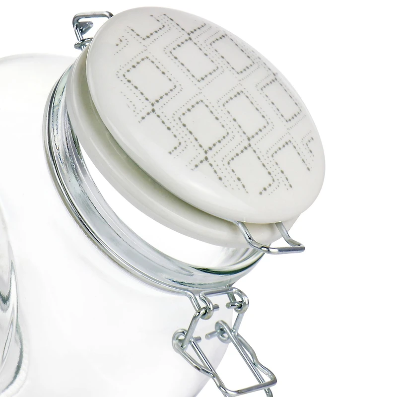 Gibson Home® 1.9qt. Glass Canister with Ceramic Lid