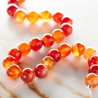 Banded Agate Round Beads, 8mm by Bead Landing™