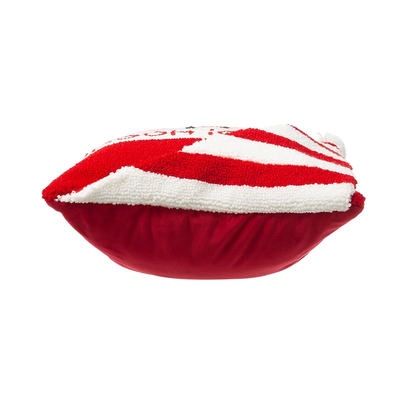 Glitzhome® Hooked 3D Santa Pillow Set