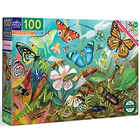 eeBoo Love of Bugs 100 Piece Puzzle