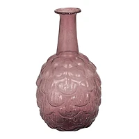 Hello Honey® Embossed Reclaimed Glass Vase Set