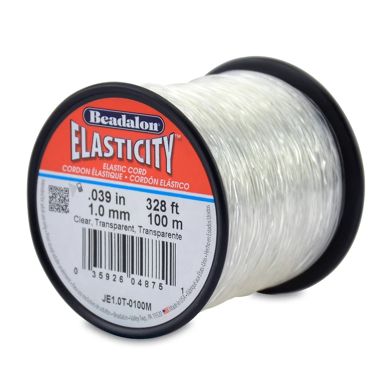 Beadalon® Elasticity™ 1mm Clear Stretch Cord