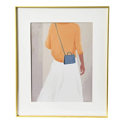 Hello Honey® Framed Abstract Figure & Purse Print Wall Art